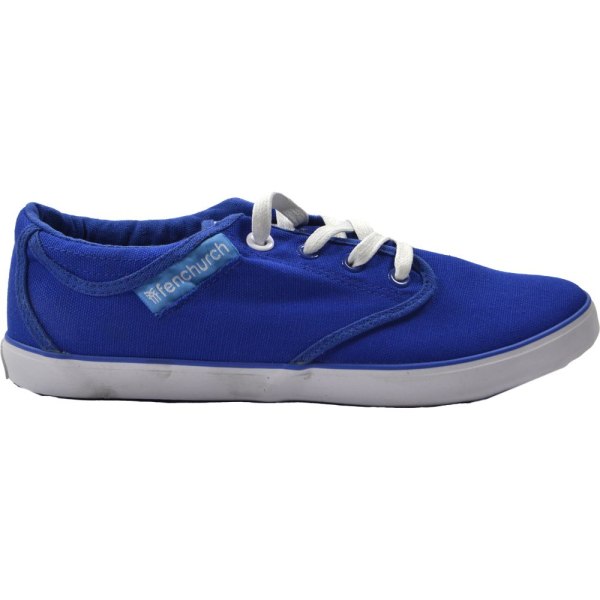 Fenchurch Mens Boston Canvas Casual Shoes 7 UK Blue Blue 7 UK