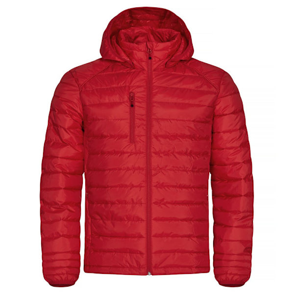 Clique Herr Hudson Vadderad Jacka XS Röd Red XS