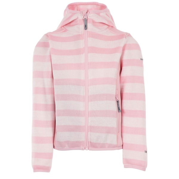 Trespass Childrens/Kids Conjure Stripe Marl Fleecejacka 11-12 Pale Pink 11-12 Years