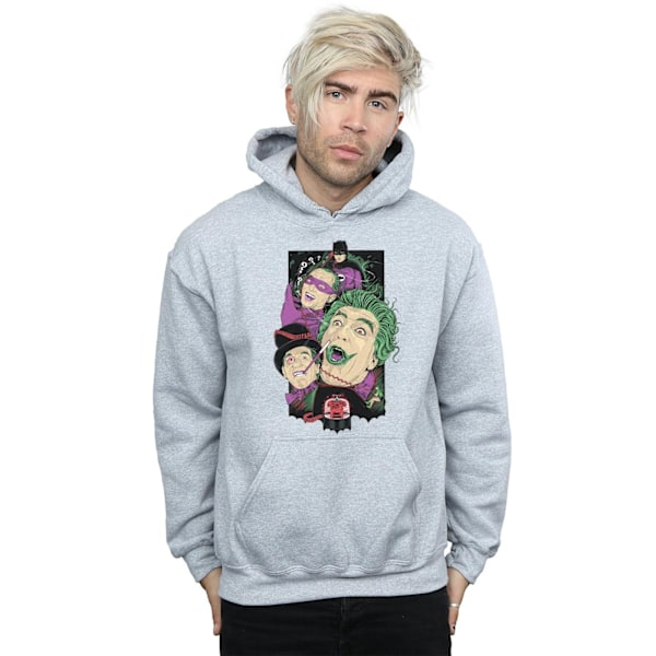 DC Comics Herr Batman TV-serie Rogues Gallery Hoodie M Sports Sports Grey M
