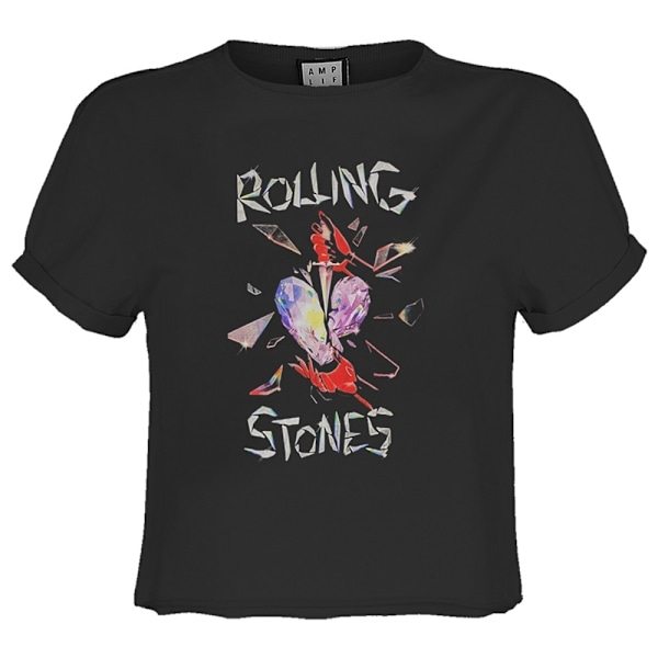 Amplified Womens/Ladies Hackney Diamonds The Rolling Stones Cro Charcoal M