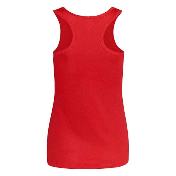 AWDis Cool Dam/Damer Fukttransporterande Girlie Tank Top 8 UK Fire Red 8 UK