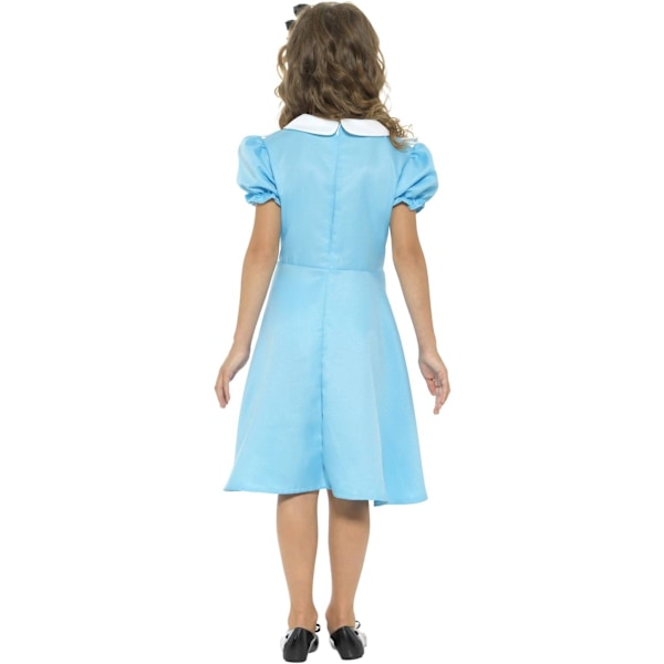 Smiffys Flicka Underland Prinsesskostym Set 4-6 År Blå Blue 4-6 Years