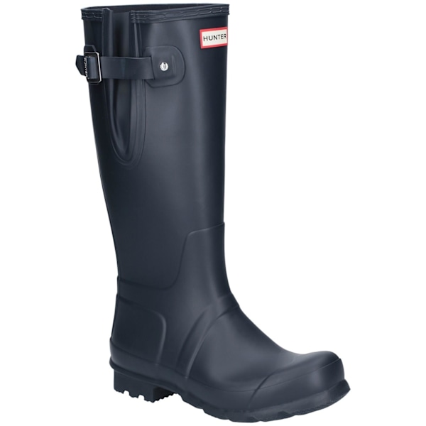 Hunter Original Adjustable Side Tabs Wellington Boots 10 U för män Navy 10 UK