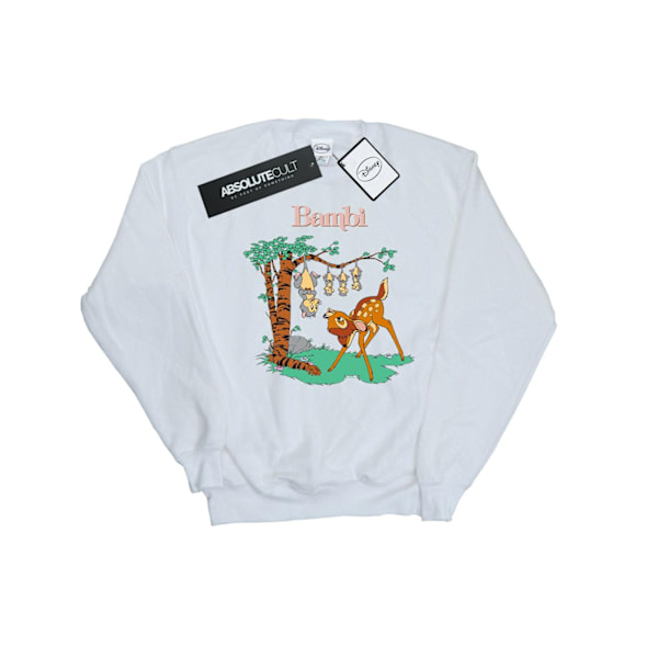 Disney Herr Bambi Tilted Up Sweatshirt 4XL Vit White 4XL