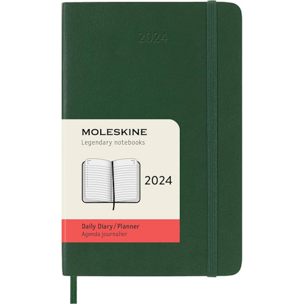 Moleskine 12M Daily L Planner One Size Myrtle Green Myrtle Green One Size