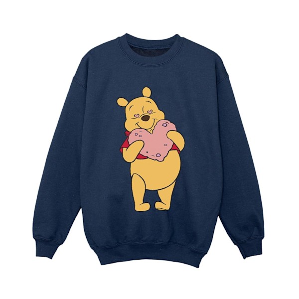 Disney Boys Winnie The Pooh Hjärta Ögon Sweatshirt 12-13 År N Navy Blue 12-13 Years