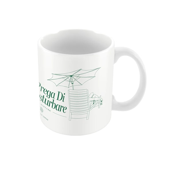 The White Lotus Do Not Disturb Mugg One Size Vit White One Size