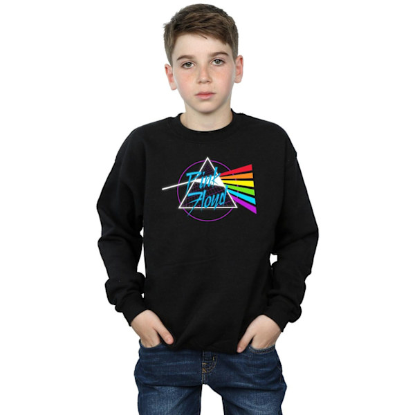 Pink Floyd Boys Neon Darkside Sweatshirt 12-13 År Svart Black 12-13 Years