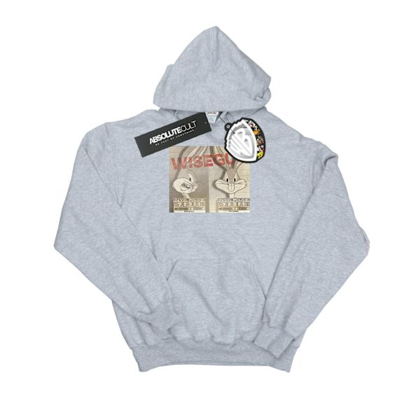 Looney Tunes Boys Wise Guy Hoodie 7-8 år Sports Grey Sports Grey 7-8 Years