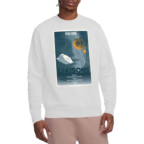 Star Trek Unisex Vuxen The Next Generation Säsong 7 Avsnitt 2 S White L