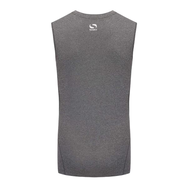 Sondico Herr Performance Ärmlös Underställströja XS Gråmelerad Grey Marl XS