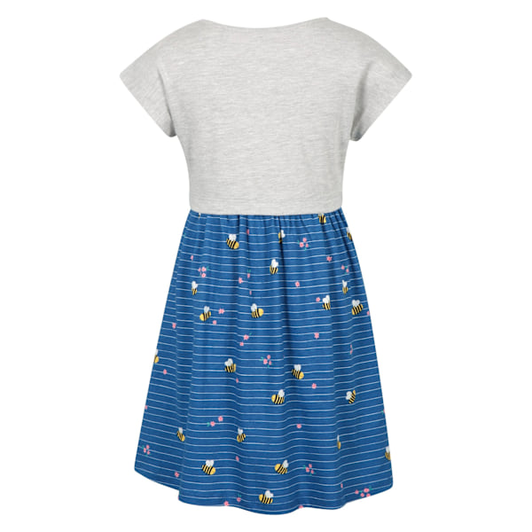 Mountain Warehouse Flickor Poppy Bees Ekologisk Bomullsklänning 9-10 År Cobalt 9-10 Years