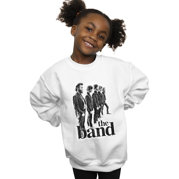 The Band Girls Sweatshirt 5-6 år Vit White 5-6 Years