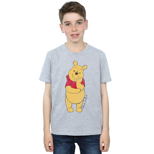 Winnie the Pooh Boys Classic T-Shirt 12-13 år Sports Grey Sports Grey 12-13 Years