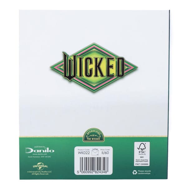 Wicked Elphaba Födelsedagskort One Size Grön Green One Size