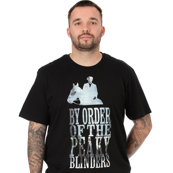Peaky Blinders herr By Order lång pyjamas set M svart Black M