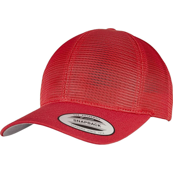 Flexfit Unisex Adult Omnimesh Mesh Cap One Size Röd Red One Size