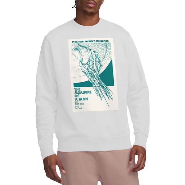 Star Trek Unisex Vuxen The Next Generation Säsong 2 Avsnitt 9 S White L