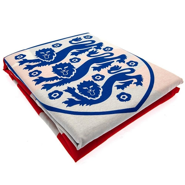 England FA Born To Play Crest Påslakan Set Enkelsäng Vit/Mörk White/Dark Blue/Red Single