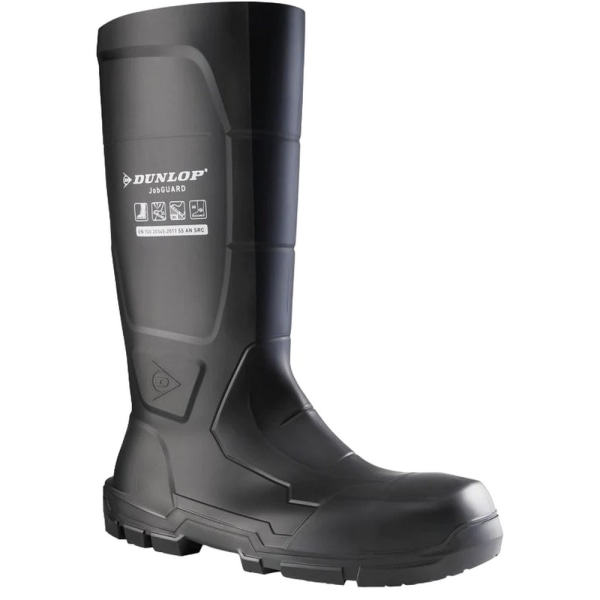 Dunlop Unisex Adult Jobguard Safety Wellington Boots 5 UK Black Black 5 UK