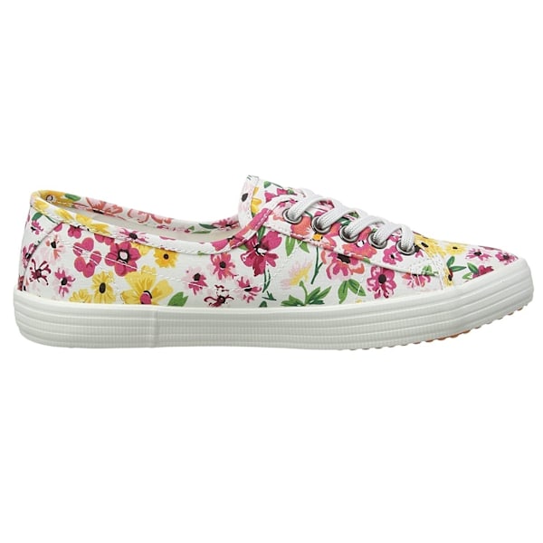 Rocket Dog Dam/Kvinnor Chow Chow Margate Blommiga Pumps 7 UK Wh White/Multicoloured 7 UK