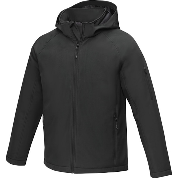 Elevate Essentials Mens Notus Vadderad Softshell Jacka XS Solid Solid Black XS