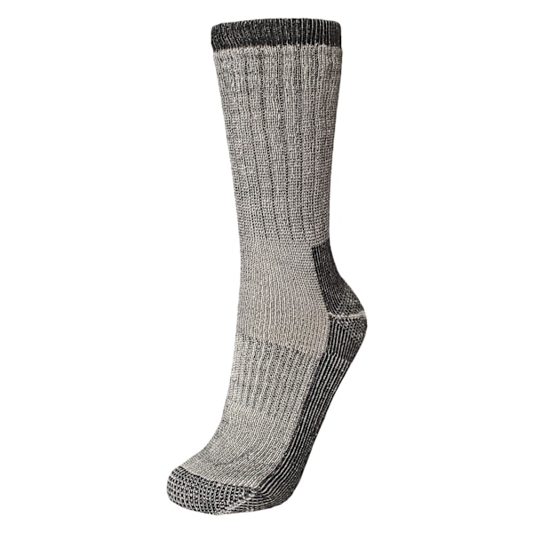 Trespass Mens Stroller Merino Wool Hiking Boot Socks (1 par) 4 Grey Marl 4/7 UK