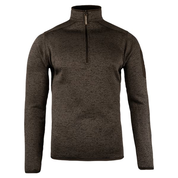 Jack Pyke Herr Melange Quarter Zip Fleecetopp S Brun Brown S