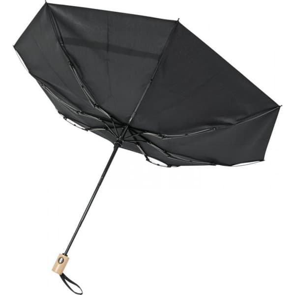 Avenue Bo hopfällbart automatiskt öppnande paraply En storlek Solid Black Solid Black One Size