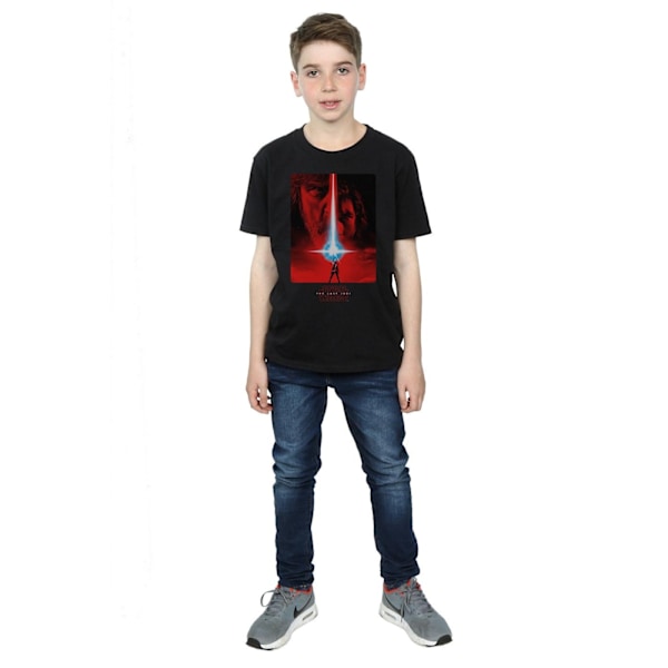 Star Wars: The Last Jedi Boys Poster Bomull T-shirt 12-13 år Black 12-13 Years