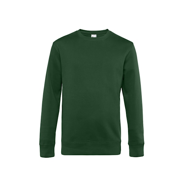 B&C Herr King Crew Neck Sweater XL Flaskgön Bottle Green XL