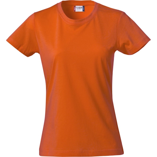 Clique Dam/Dam T-shirt Enfärgad S Blodorange Blood Orange S