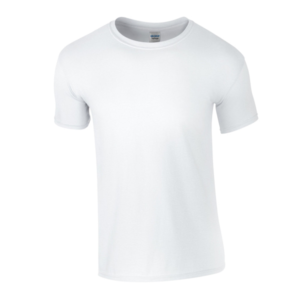 Gildan Unisex Adult Softstyle Plain Ringspun Cotton T-Shirt XXL White XXL