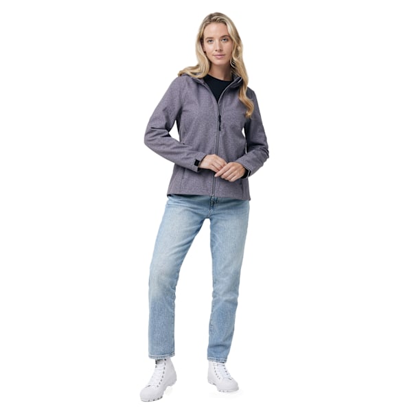 Iqoniq Dam/Dam Makalu Återvunnen Polyester Softshelljacka Vulcano Heather Grey M