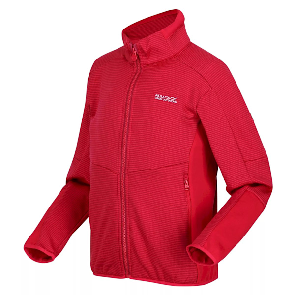 Regatta Highton III Fleecejacka med dragkedja för barn 11-12 år Berry Pink/Pink Potion 11-12 Years