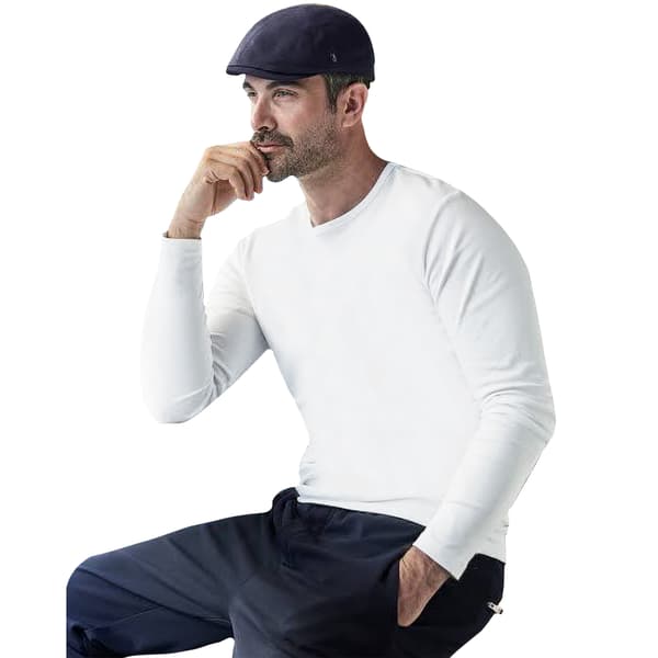 Tee Jays Herr Interlock Långärmad T-shirt L Vit White L