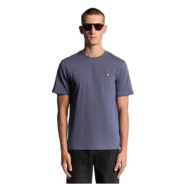 Lyle & Scott Herr T-shirt med logotyp i bomull S Graystone Graystone S