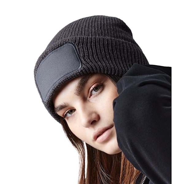 Beechfield Vuxna Thinsulate Printers Beanie One Size Graphite Graphite Grey One Size