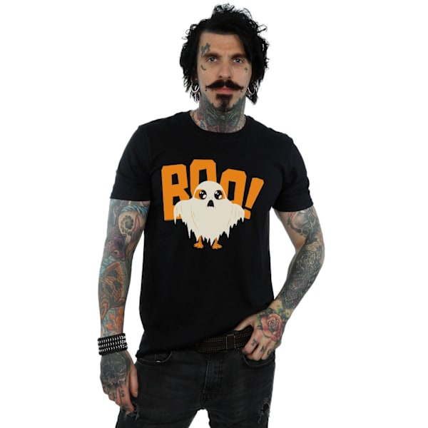 Star Wars The Last Jedi Halloween Ghost Porg T-shirt XXL B - Herr Black XXL