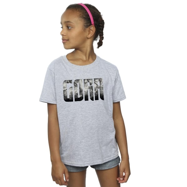 Marvel Girls Thor Love And Thunder Gorr Bröst Bomull T-shirt 5- Sports Grey 5-6 Years