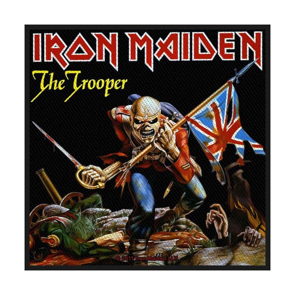 Iron Maiden The Trooper vävd patch One Size Multicoloured Multicoloured One Size