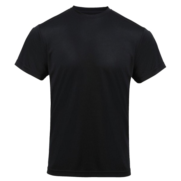 Premier Mens Chefs Coolchecker T-shirt med korta ärmar 3XL Svart Black 3XL