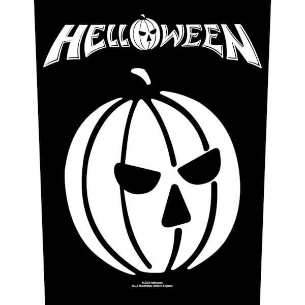 Helloween Pumpa Patch En Storlek Svart/Vit Black/White One Size