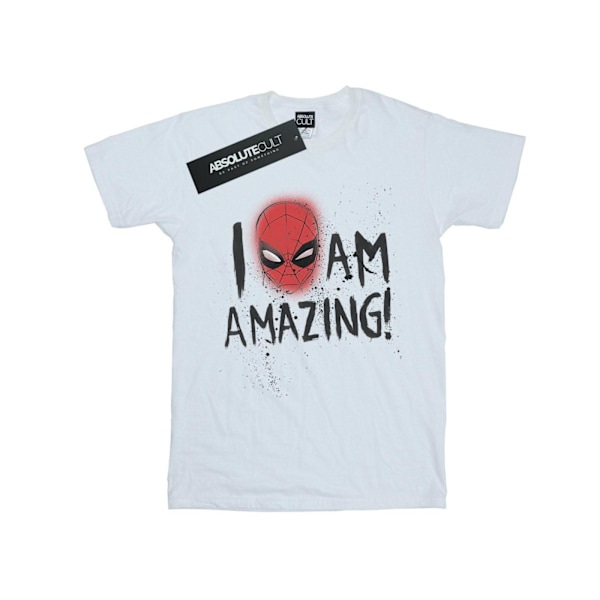 Marvel Herr Spider-Man I Am Amazing T-shirt XXL Vit White XXL