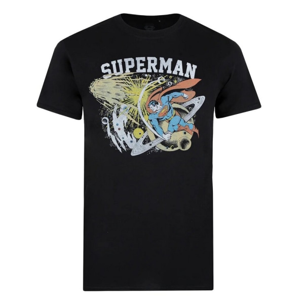 Superman Män Universe T-Shirt L Svart Black L