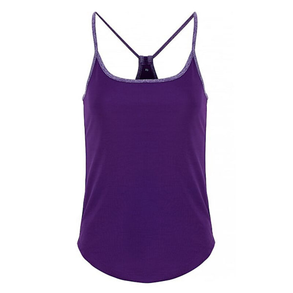 TriDri Dam/Kvinnors Yogaväst S Ljus Lila/Lila Melange Bright Purple/Purple Melange S
