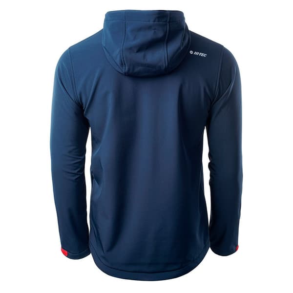 Hi-Tec Caen Softshelljacka för män L Marinblå/Orange Röd Navy/Orange Red L