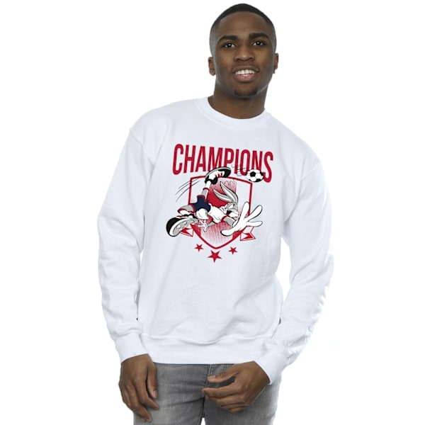 Looney Tunes Herr Bugs Bunny Champions Sweatshirt 4XL Vit White 4XL