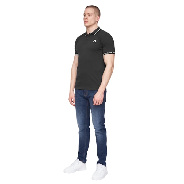 Henleys Mens Hentyme Polotröja M Svart Black M